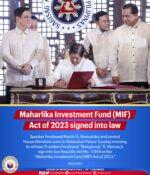 Marcos Jr. signs Maharlika Investment Fund Act