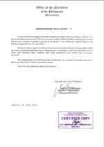 Government work, public school classes in Metro Manila suspended on Monday