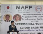 Japan donates 300 metric tons of rice to families affected by Mt. Mayon eruption