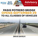 SCTEX Pasig Potrero bridge reopens Friday
