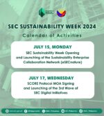 SEC launches sustainable network program