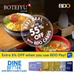 BDO serves up dining deals up to 55% off for credit cardholders