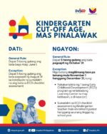 DepEd widens Kinder entry age to include more 5-year-olds