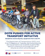 Grab PH donates e-bikes in support of active transport push