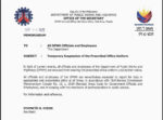 DPWH suspends uniform policy amid agency probe to protect employees