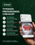 PLDT, Smart on alert for Storm Opong