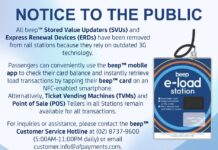 DOTr upgrades Beep systems from 3G to 5G, temporary changes for users