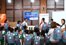 MPower, Robinsons donate school supplies to Laguna public school