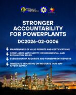 DOE sets strict rules for power sector compliance