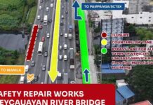 Major repairs begin at Meycauayan River Bridge on NLEX