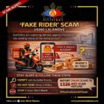 Fake rider delivery scam exploits trust, urgency Fake rider delivery scam exploits trust, urgency