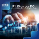 PNB declares ₱1.10 special dividend on top of 20% regular dividend payout PNB declares ₱1.10 special dividend on top of 20% regular dividend payout