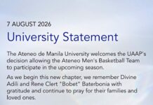 Ateneo welcomes UAAP ruling, says Blue Eagles’ return marks healing journey