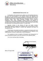 Malacañang orders remote work amid heavy rains Malacañang orders remote work amid heavy rains