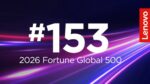 Lenovo rises 43 spots to #153 on Fortune Global 500, all-time high Lenovo rises 43 spots to #153 on Fortune Global 500, all-time high
