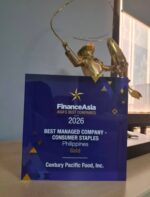 Century Pacific Food wins FinanceAsia Gold Award Century Pacific Food wins FinanceAsia Gold Award