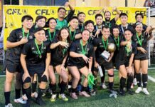 Maya’s cross-functional team scores perfect football win
