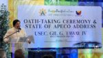 Taway wins new term to advance ₱30-B APECO investments Taway wins new term to advance ₱30-B APECO investments